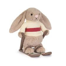 Jellycat Bashful Bunny Gold Metal Ski Outfit